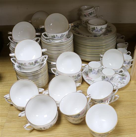 A Royal Worcester June Garland dinner service